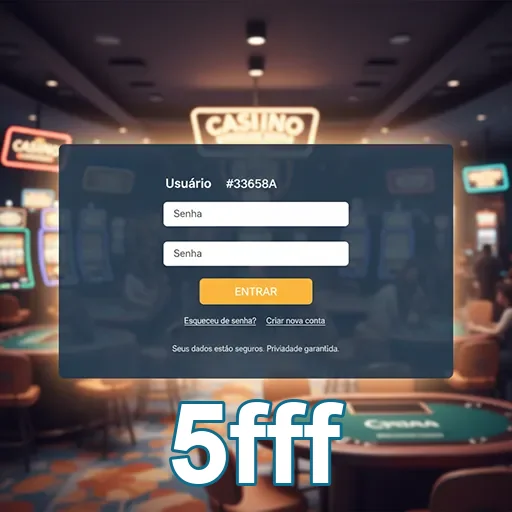 Ilustração de Explore o aplicativo 5fff: cassino no celular com facilidade